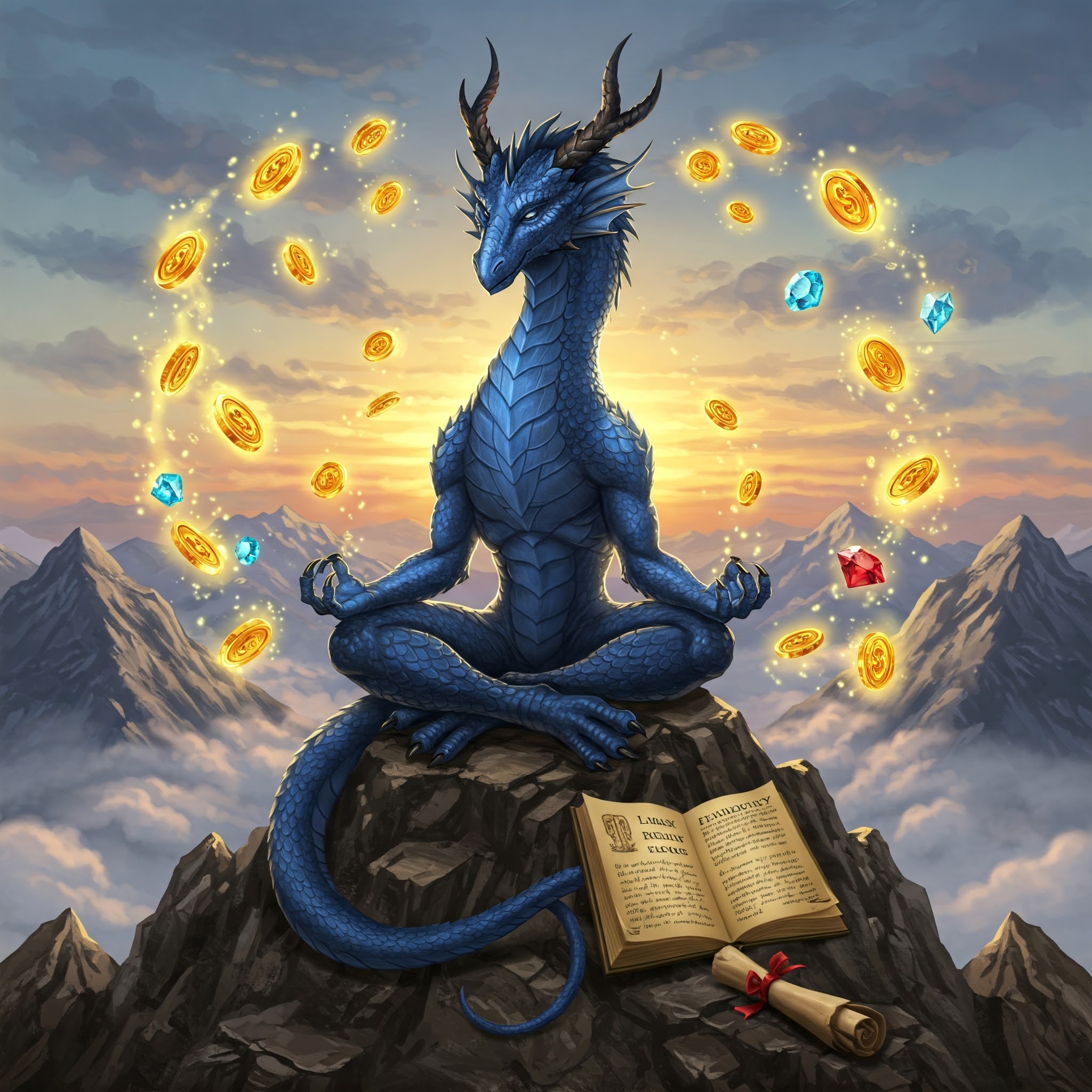 Serene dragon
